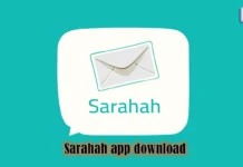 Sarahah app download